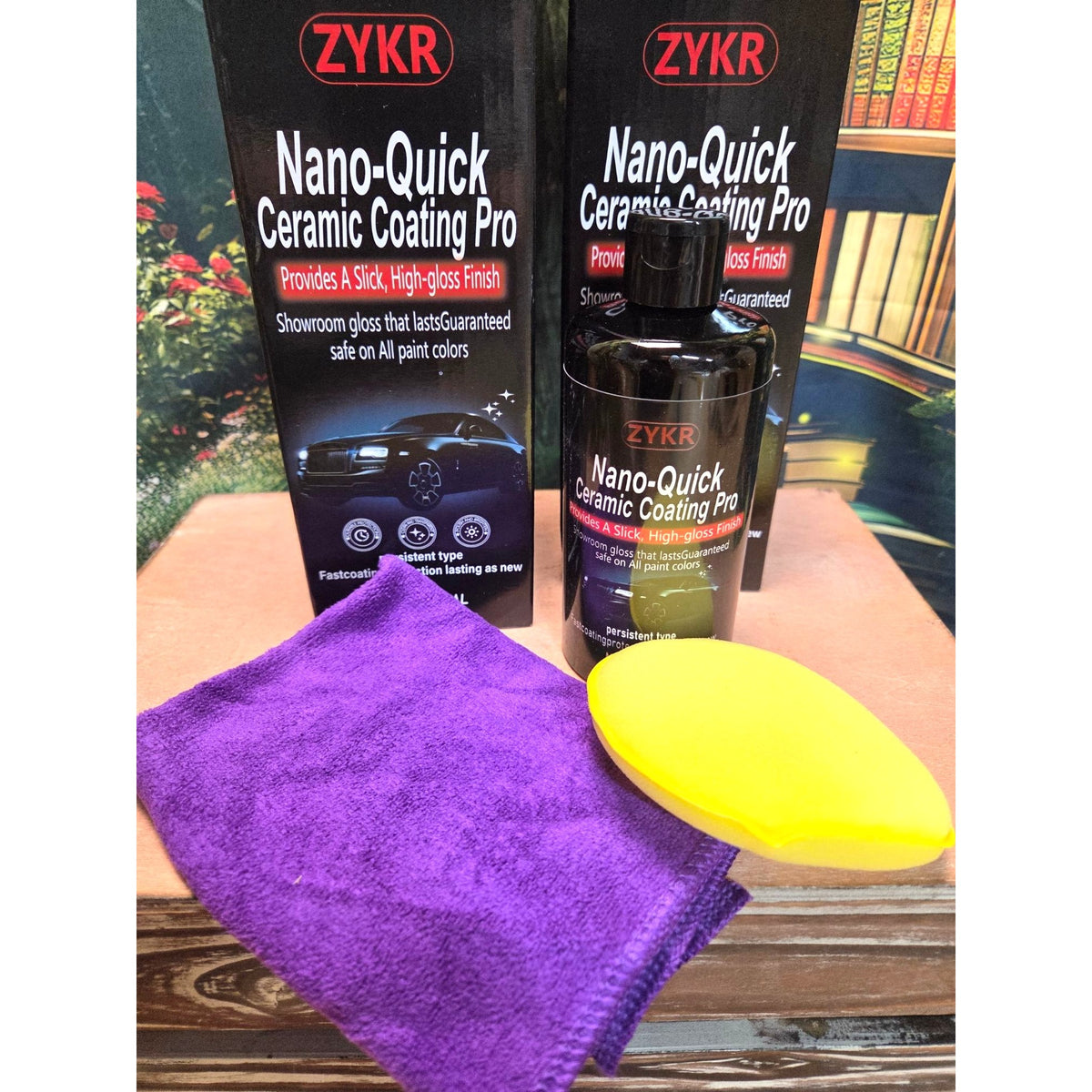 2 Nano-Quick Ceramic Coating Pro Long-Lasting High-Gloss Finish All Paint Colors