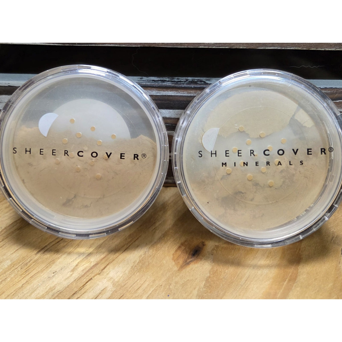 Sheer Cover Mineral Foundation Bisque Lot of 2 New Sealed Made in USA