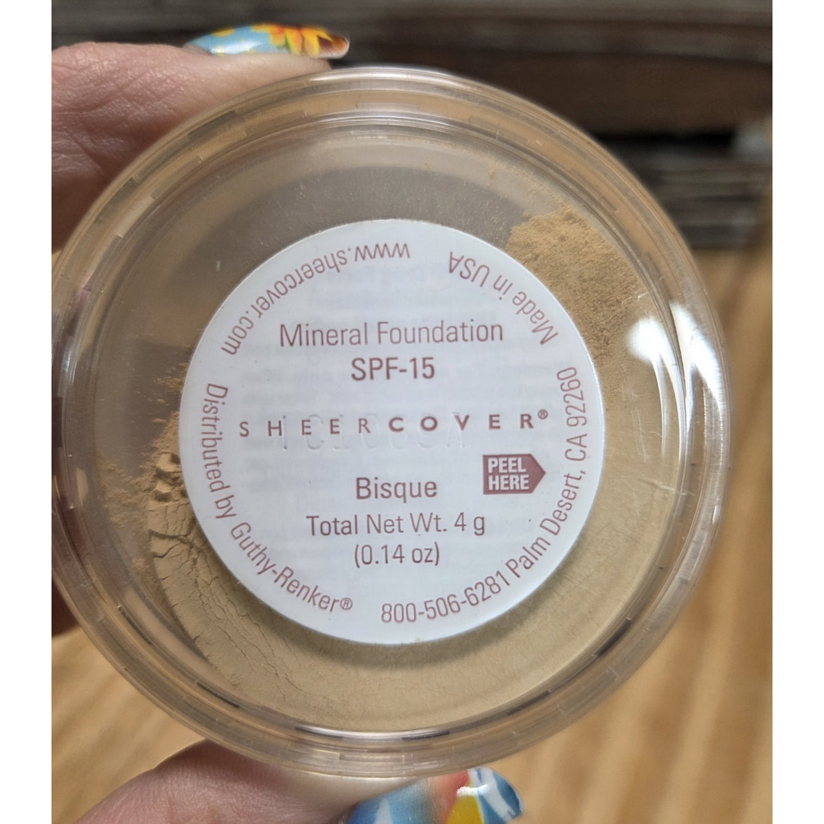 Sheer Cover Mineral Foundation Bisque Lot of 2 New Sealed Made in USA