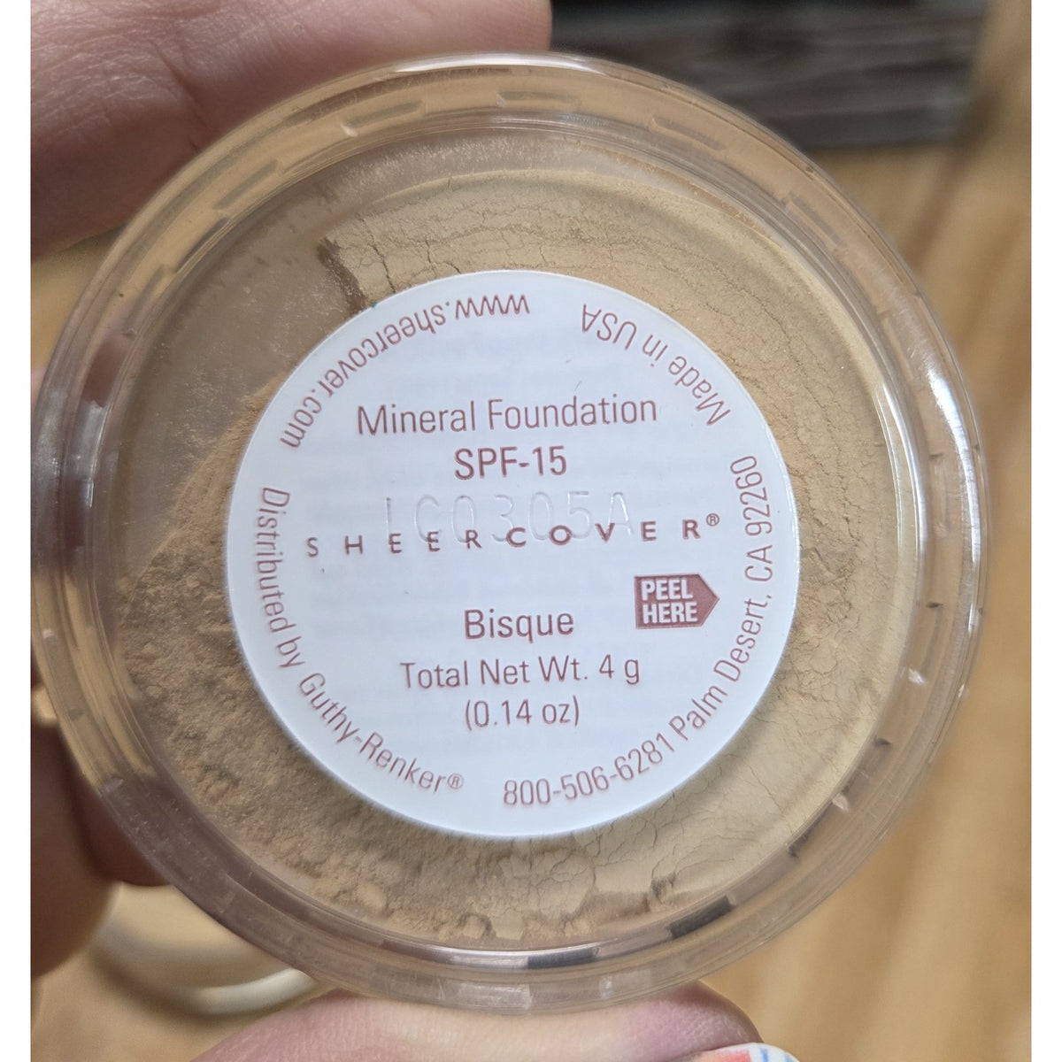 Sheer Cover Mineral Foundation Bisque Lot of 2 New Sealed Made in USA