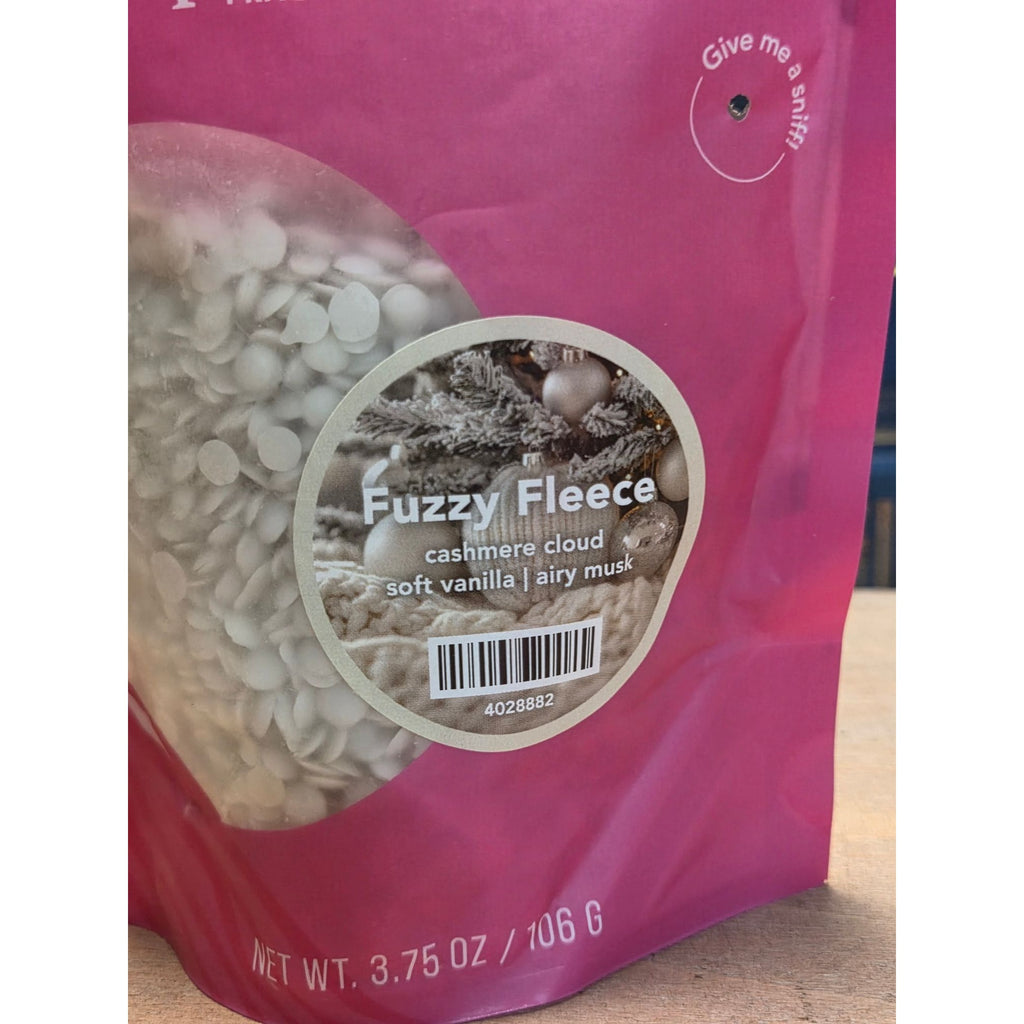 Pink Zebra Sprinkles Fragranced Wax Melts Fuzzy Fleece 3.75 Oz Soft Vanilla & Airy Musk