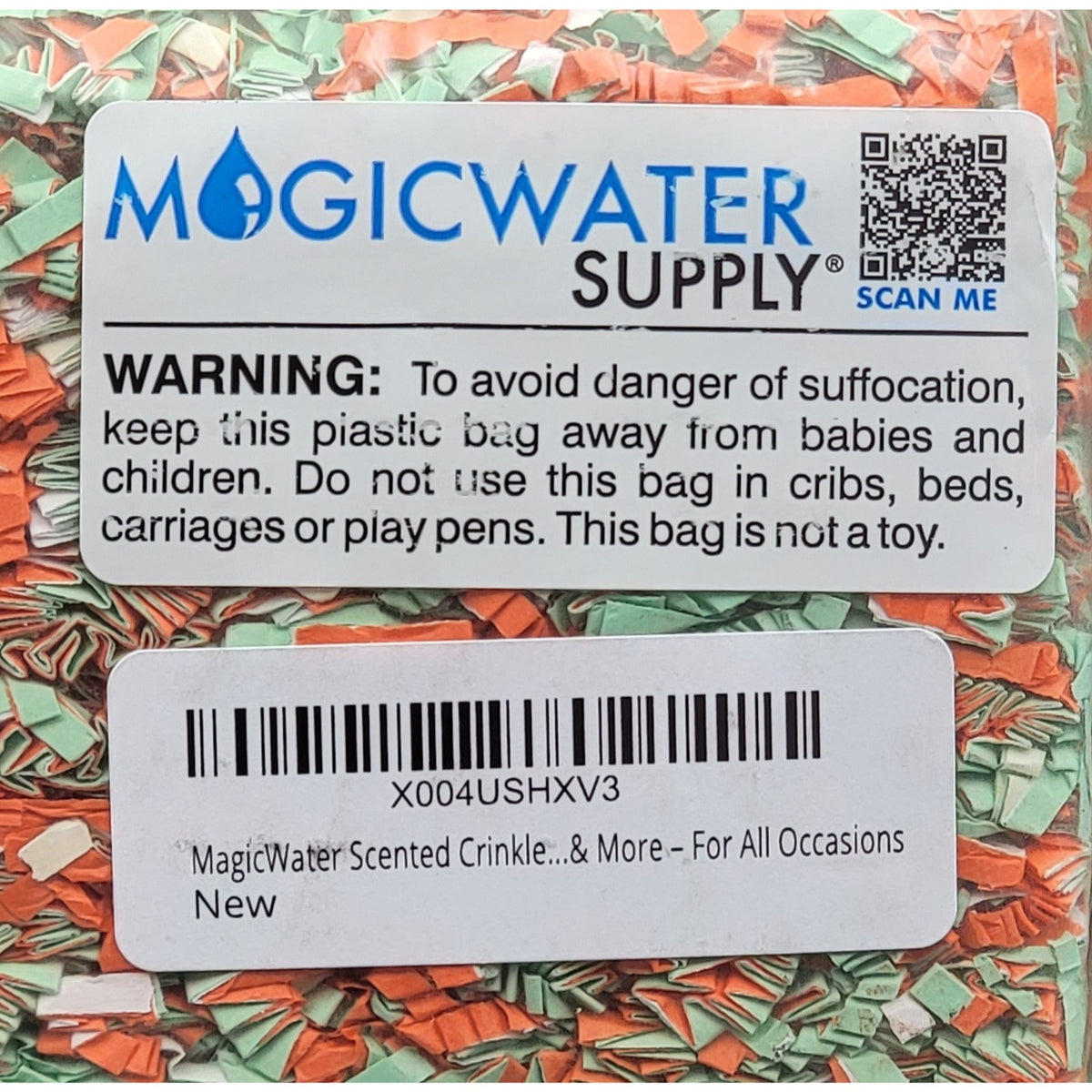 Magic Water Supply 2 LB Crinkle Cut Scented Paper Gift Basket Filler New