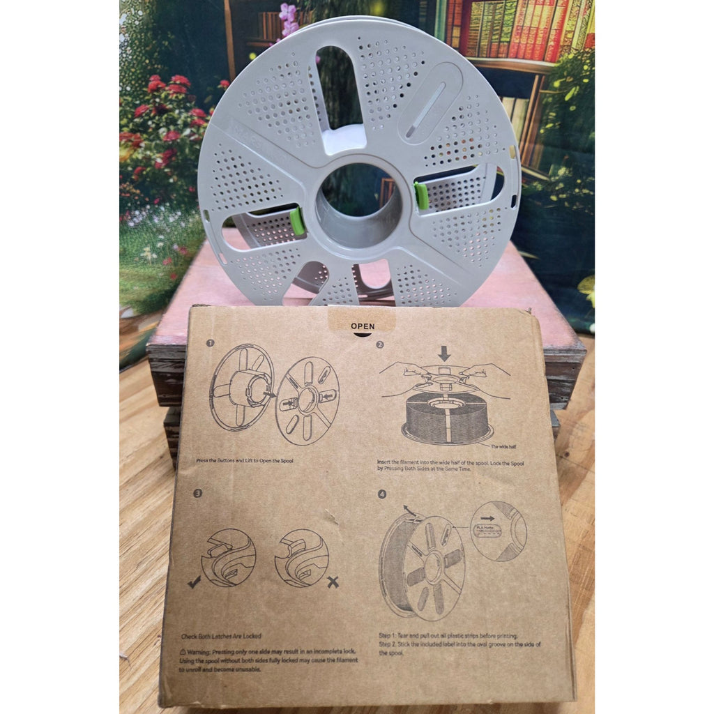 MarsWork Quick Swap Reusable Spool 3D Printer Filaments Lightweight Plastic Design NEW