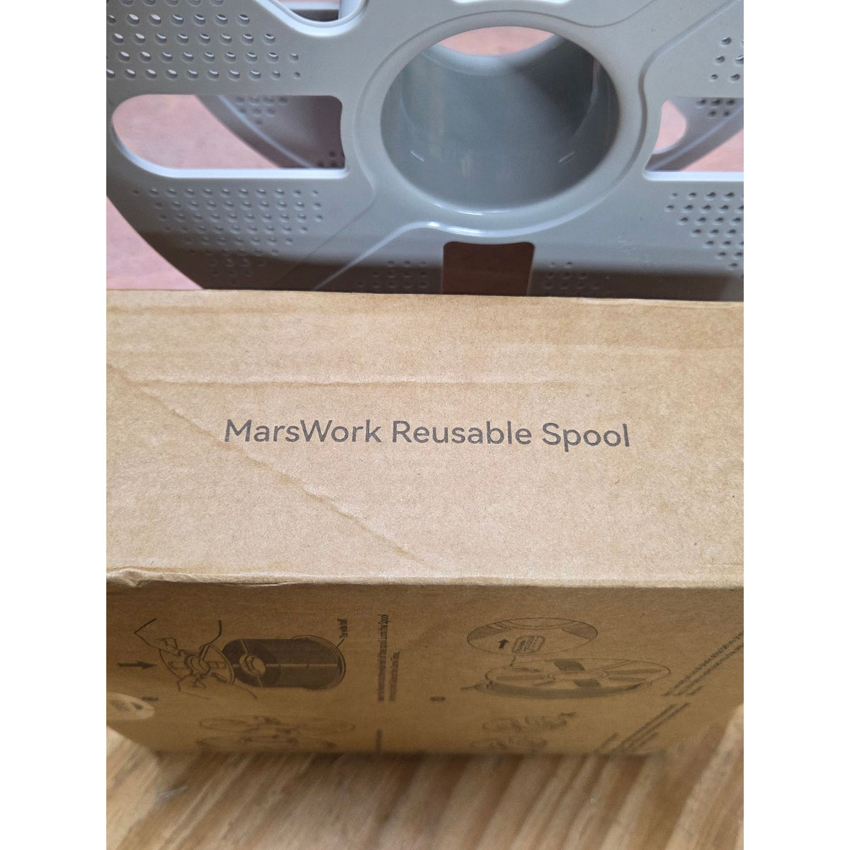 MarsWork Quick Swap Reusable Spool 3D Printer Filaments Lightweight Plastic Design NEW