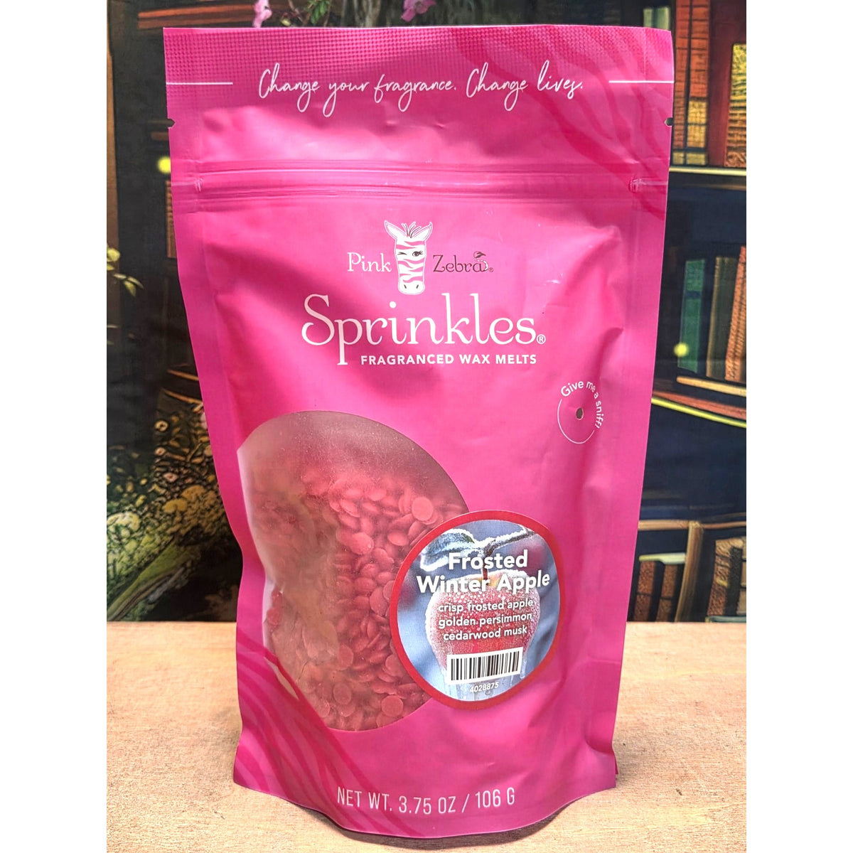 Pink Zebra Sprinkles Frosted Winter Apple Soy Wax Melts 3.75 Oz Blendable