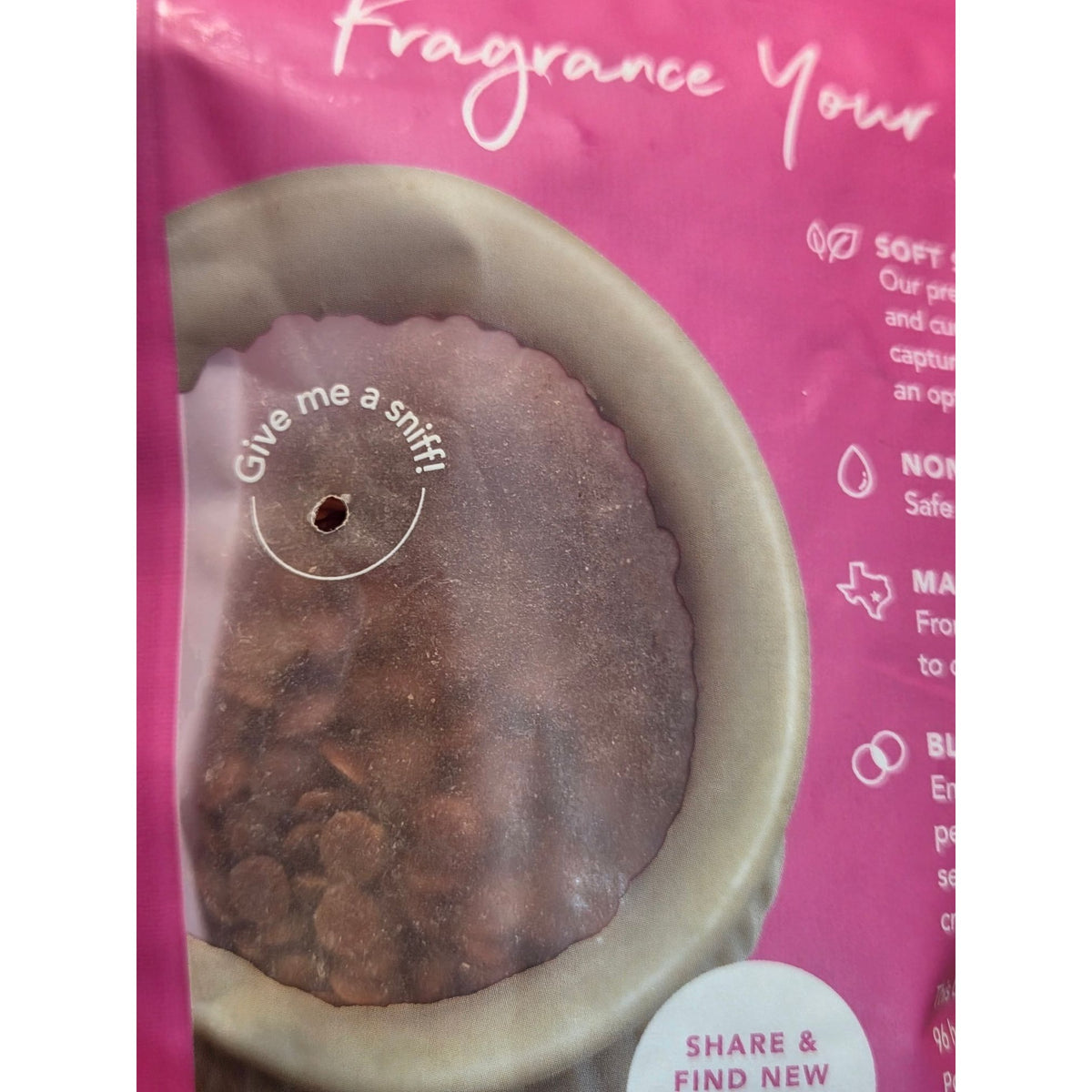 Pink Zebra Sprinkles Cinnamon Bark Scented Wax Melts 3.75 Oz Soft Soy Non-Toxic