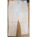 Judy Blue Womens White Distressed Skinny Fit Mid-Rise Jeans Size 13/31