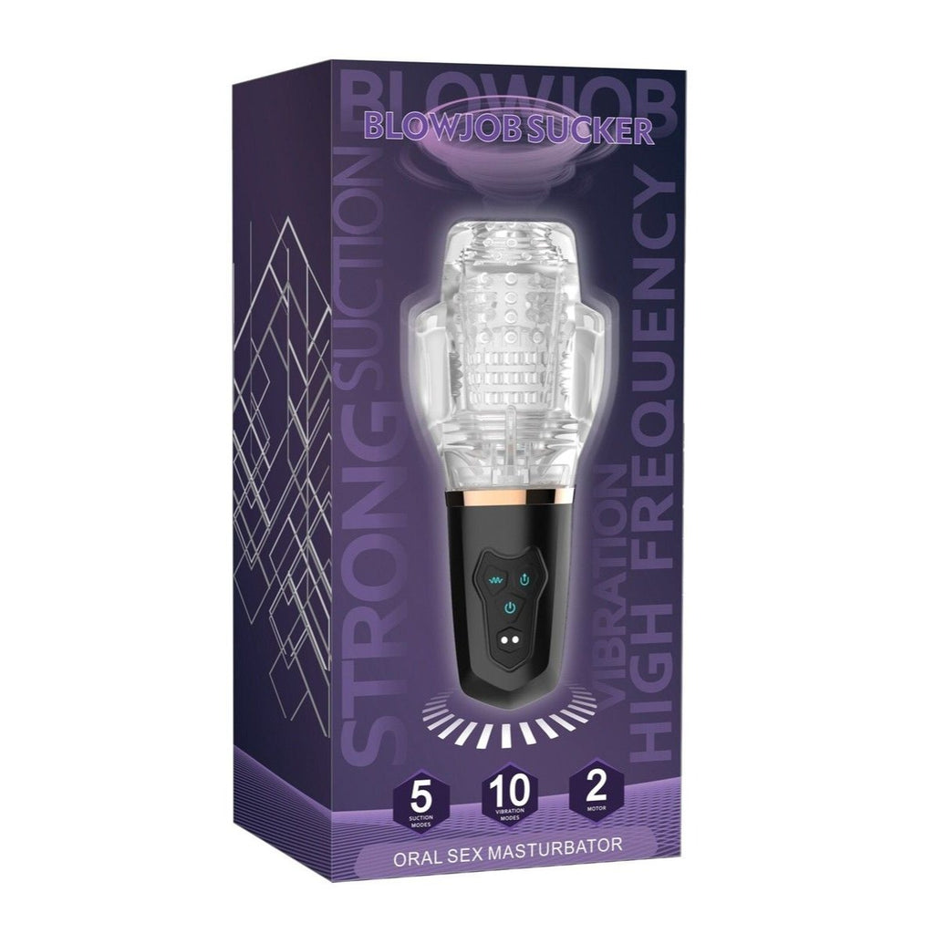 Blowjob Sucker Vibrating and Sucking Oral Sex Masturbator Stroker by Secwell
