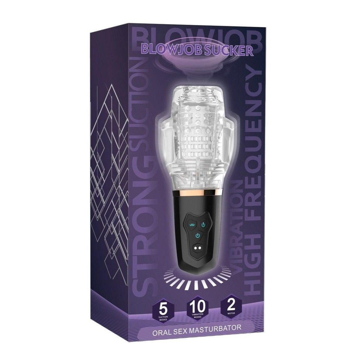 Blowjob Sucker Vibrating and Sucking Oral Sex Masturbator Stroker by Secwell
