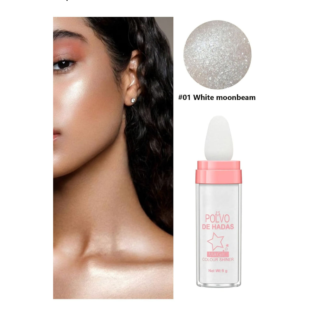 Magic Colour Shiner White Face Body Highlighter Contour Powder Makeup New Sealed