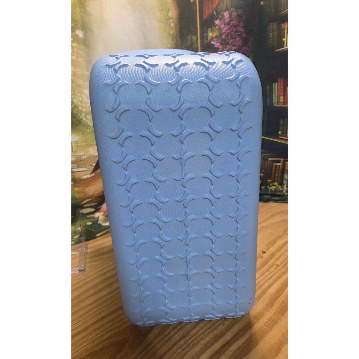 Hurley Blue Lightweight Rubber Waterproof Washable Beach Tote 16"x13"x8"