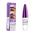 Qiciy Tattoo Eyebrow Gel Lt. Brown Easy Peel-Off Long-Lasting 3-Day Tint 0.35oz