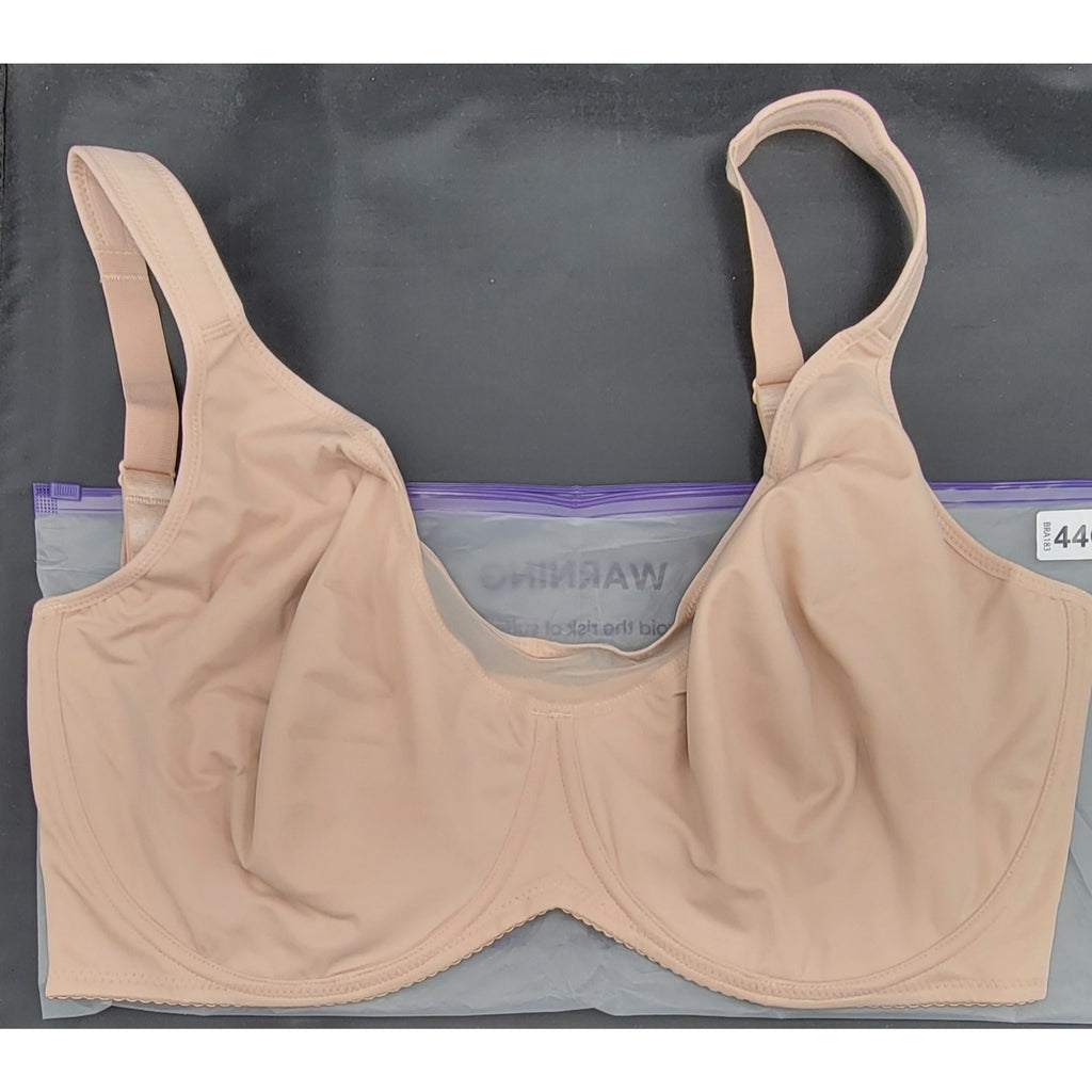 SheCurve Bra Full Coverage Minimizer /Back-Smoothing Womens Beige Size 44G NWT