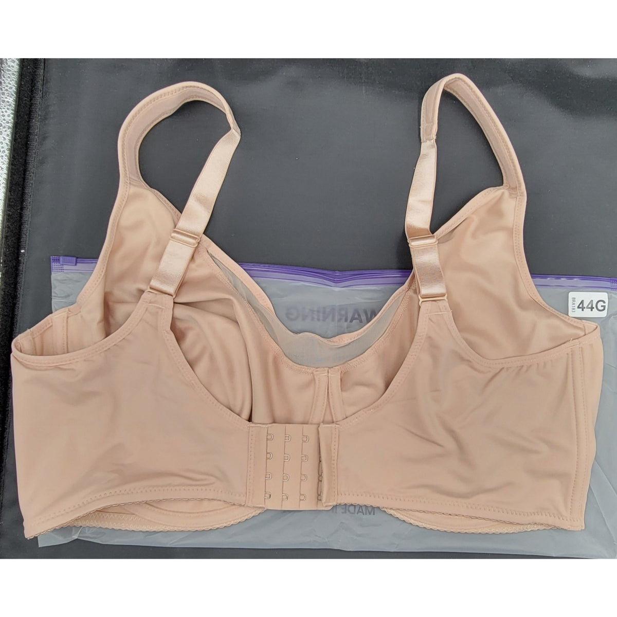 SheCurve Bra Full Coverage Minimizer /Back-Smoothing Womens Beige Size 44G NWT