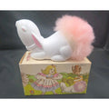 Avon Vintage Bunny Puff and Perfumed Talc Her Prettiness 1970 Pink 3.5 oz