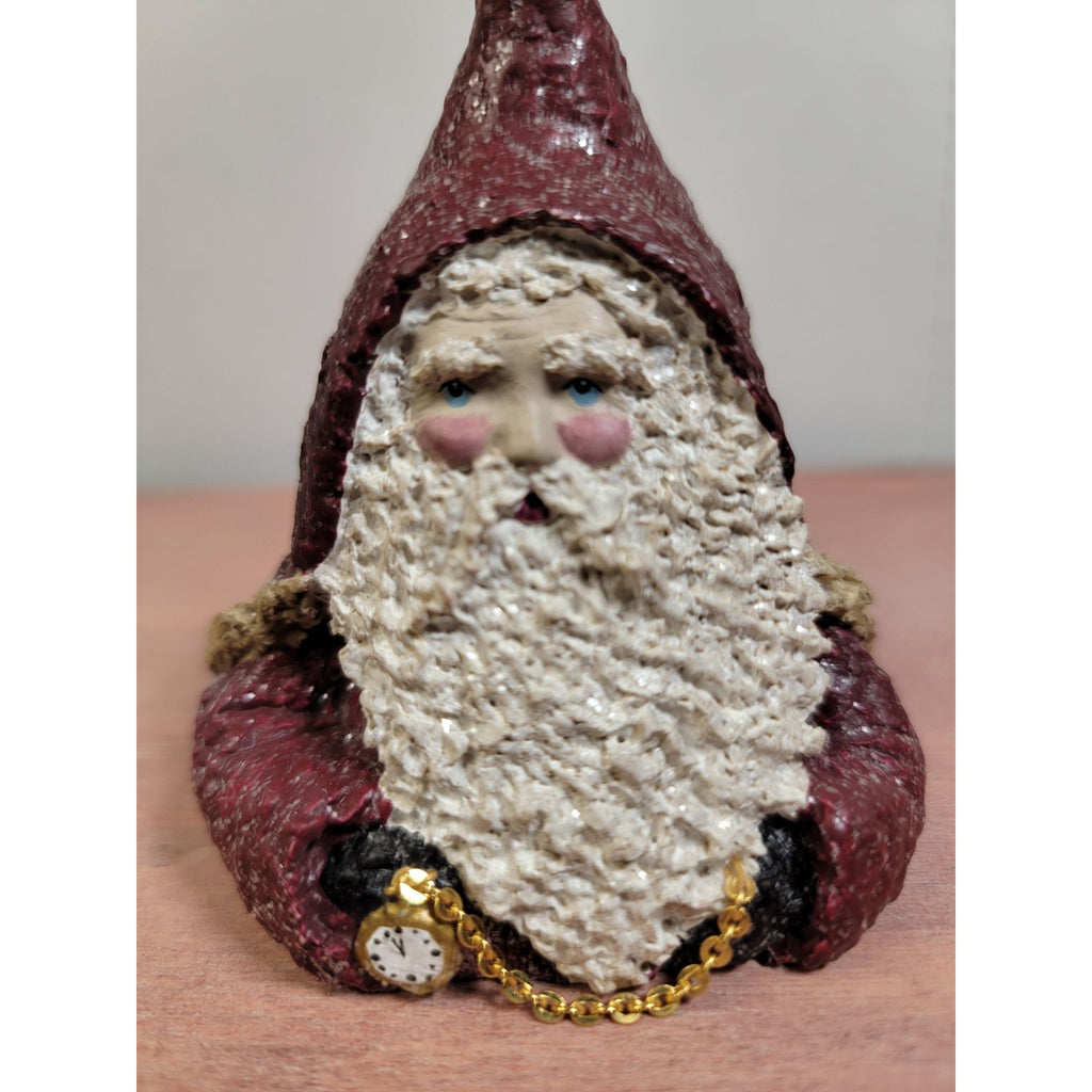 Vintage Enesco Father Time Pocket Watch 1999 Belsnickle 543624 Annual Bell Limited Ed.