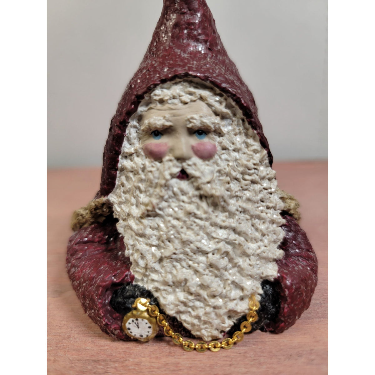 Vintage Enesco Father Time Pocket Watch 1999 Belsnickle 543624 Annual Bell Limited Ed.