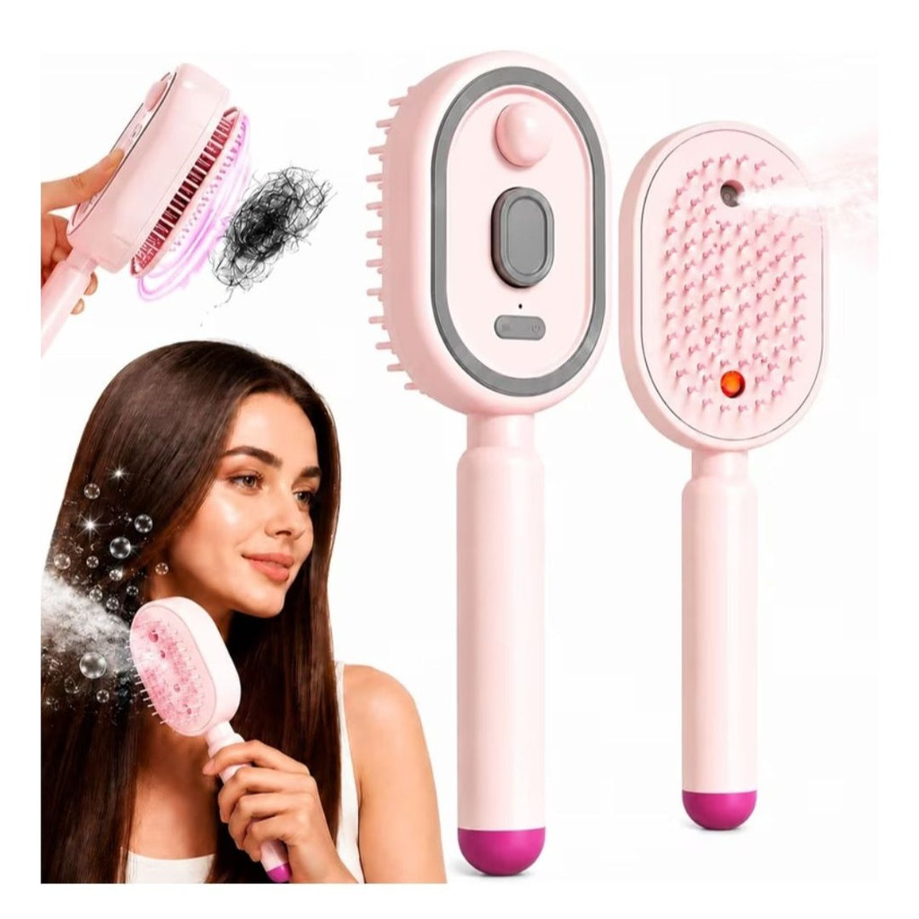 Electric Spray Retractable Air Cushion Comb Essential Oil Atomization Red Light