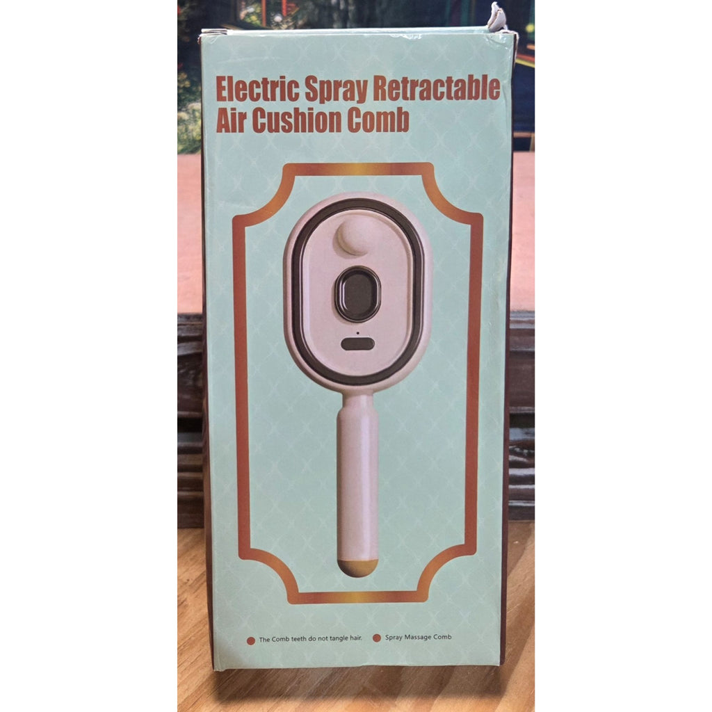 Electric Spray Retractable Air Cushion Comb Essential Oil Atomization Red Light