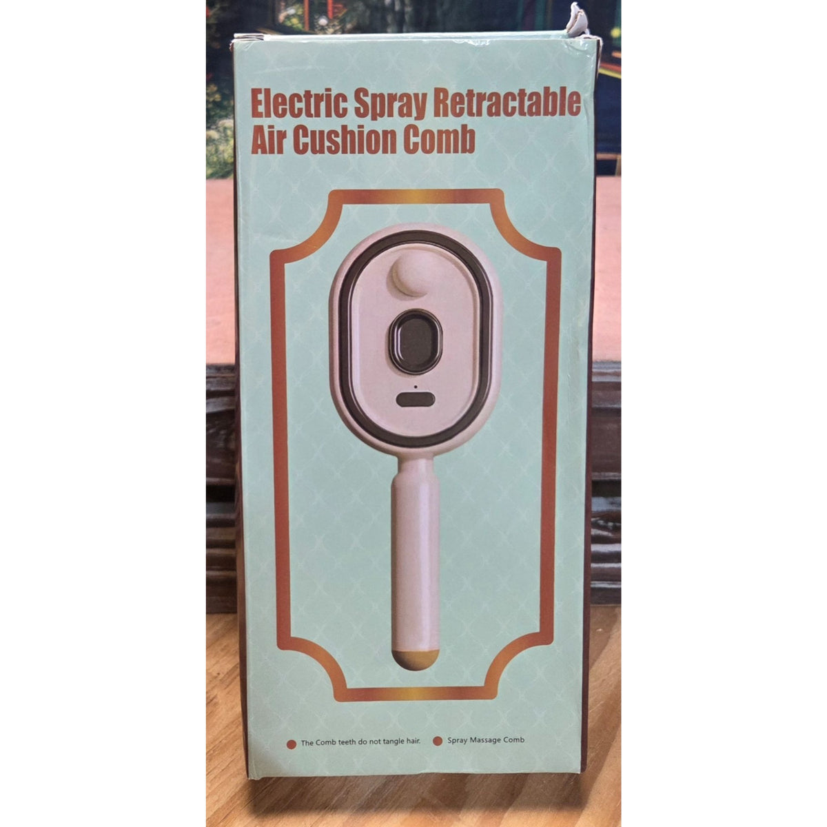 Electric Spray Retractable Air Cushion Comb Essential Oil Atomization Red Light