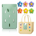 Phone Holder & Flower Charms For Bogg Bag Silicone Large Capacity Easy Snap-On