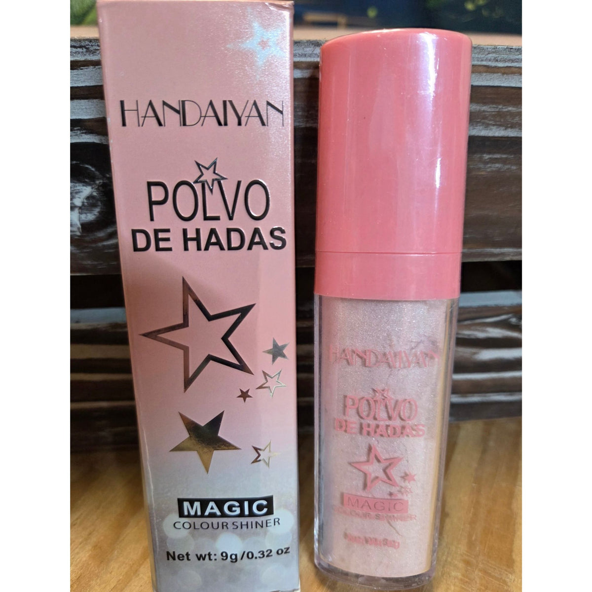 Magic Colour Shiner Fairy Pink Face Body Highlighter Contour Powder Makeup New