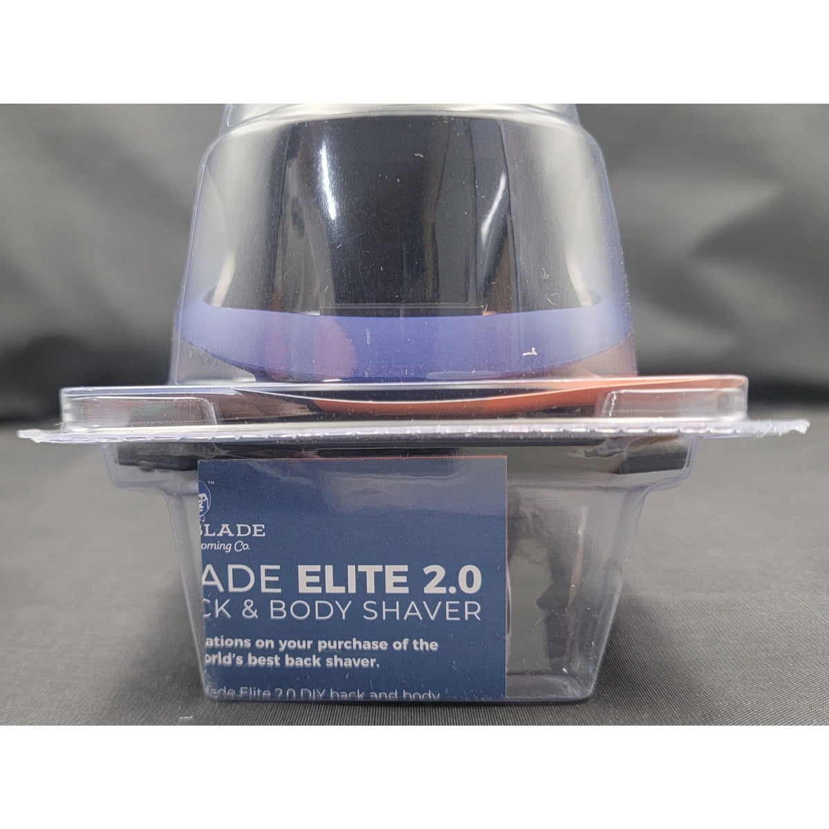 BakBlade Back Shaver 2.0 Elite For Men Silicone Grip Handle NEW SEALED