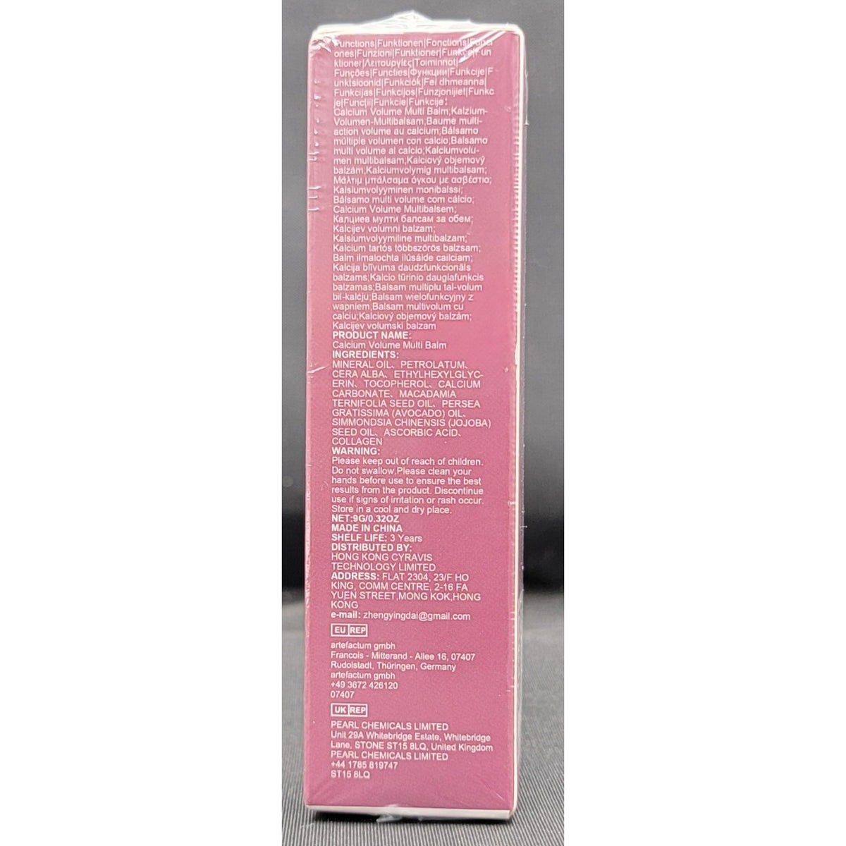 Calcium Volume Multi Balm Wrinkle Core Stick Collagen Extract Elasticity Balm 9g