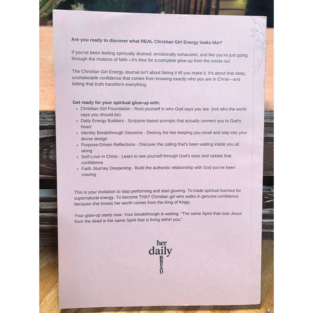 The Christian Girl Energy Journal: A Faith-Based Guide To Confidence & Self-Love