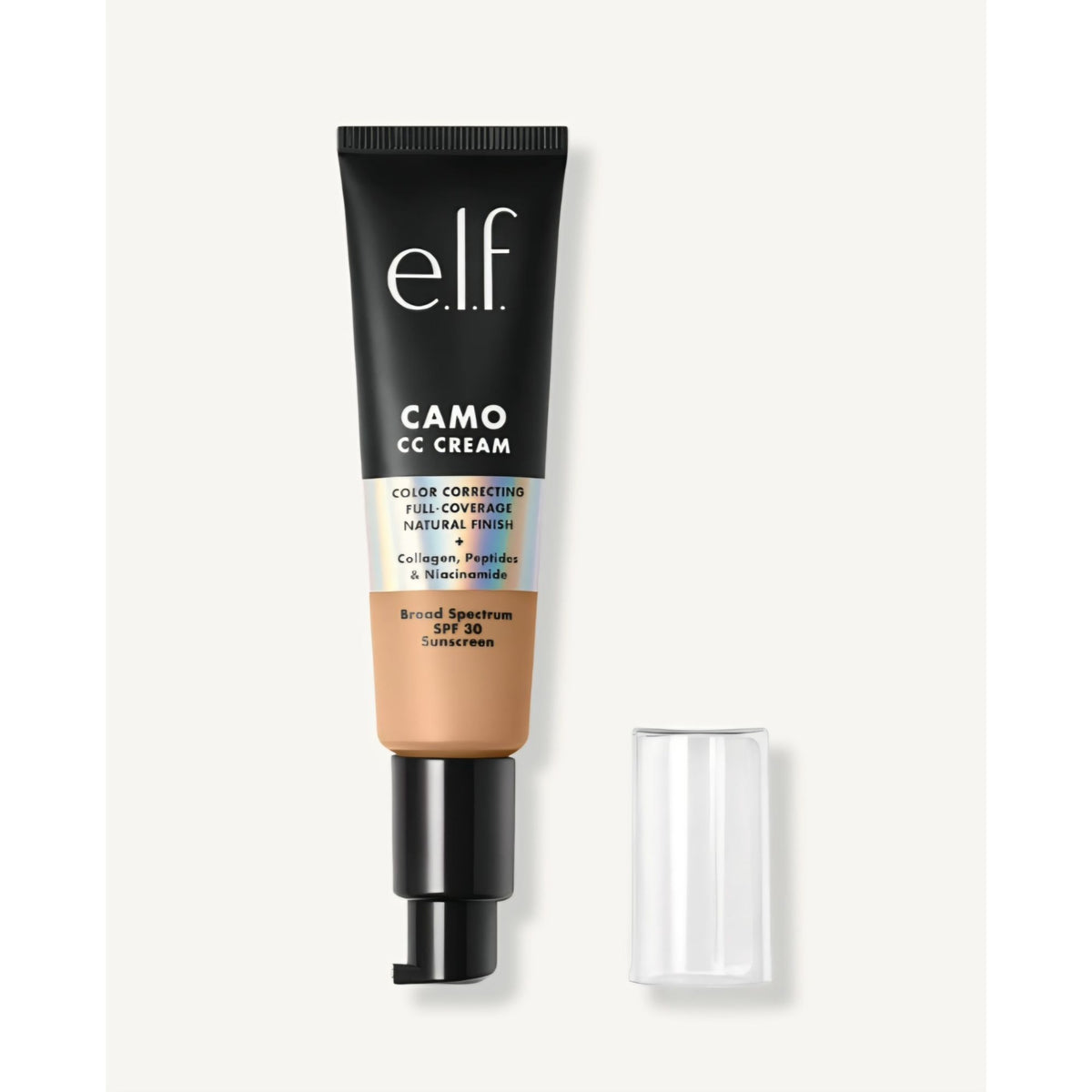 E.l.f. Camo CC Cream Medium 330W Semi-Matte SPF 30 Full Coverage 04-2027