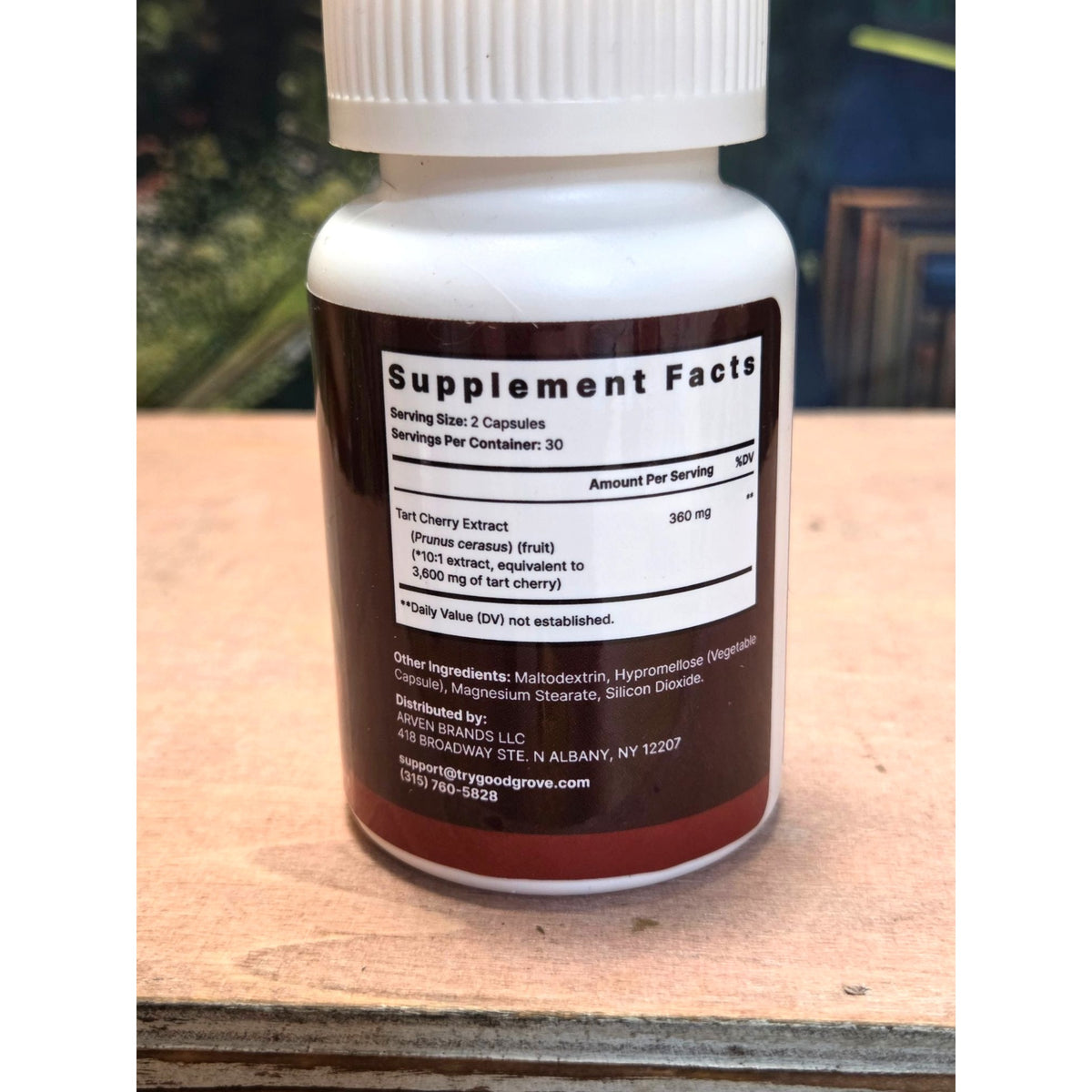 Goodgrove Tart Cherry Extract 3600 Mg Dietary Supplement 60 Capsules Exp 06/2028