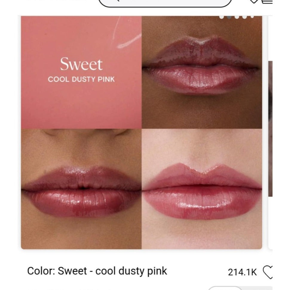Kulfi Lassi Lips Staining Lip Oil Sweet Dusty Pink 3.8 mL High Shine Finish