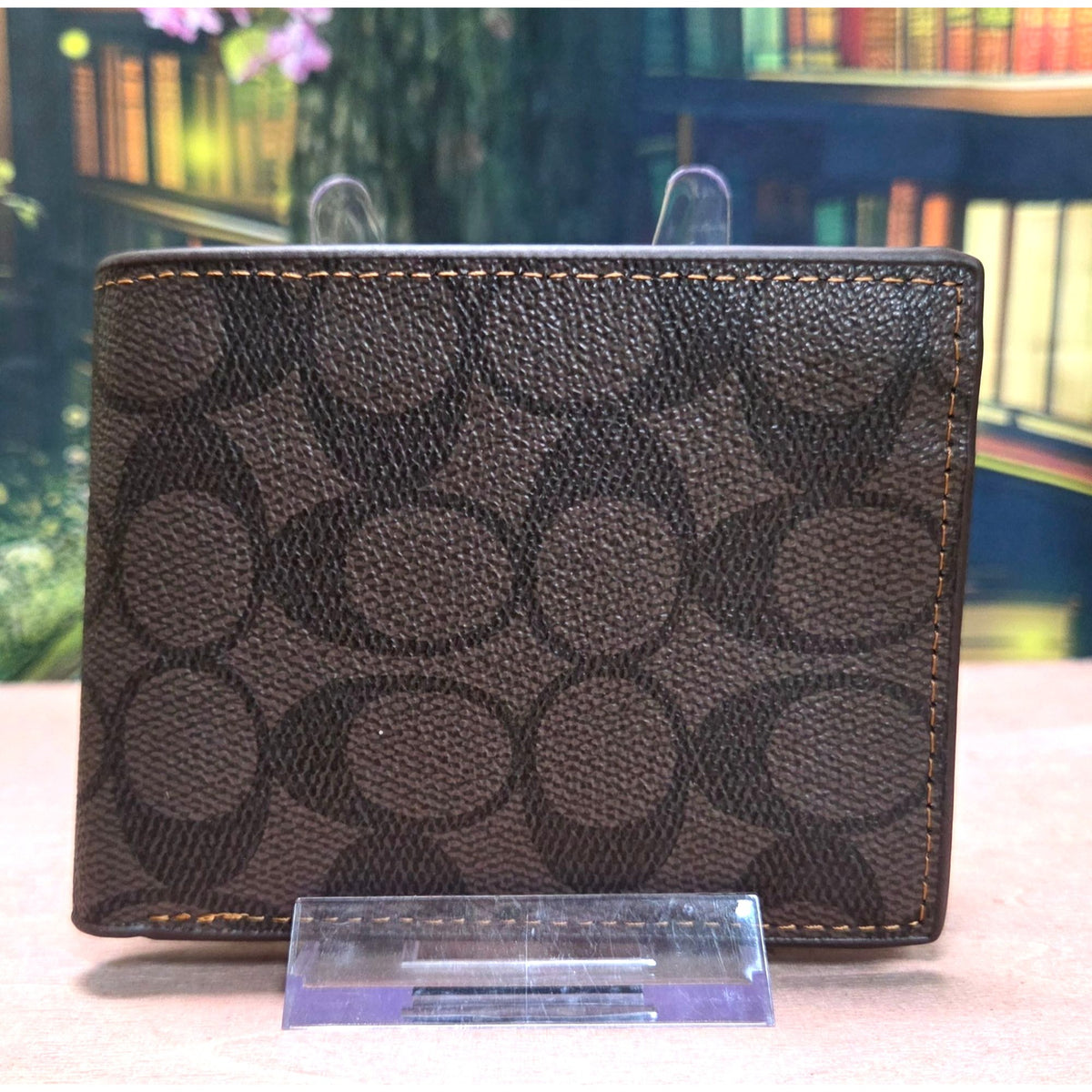 Wallet Brown with Snap Pocket