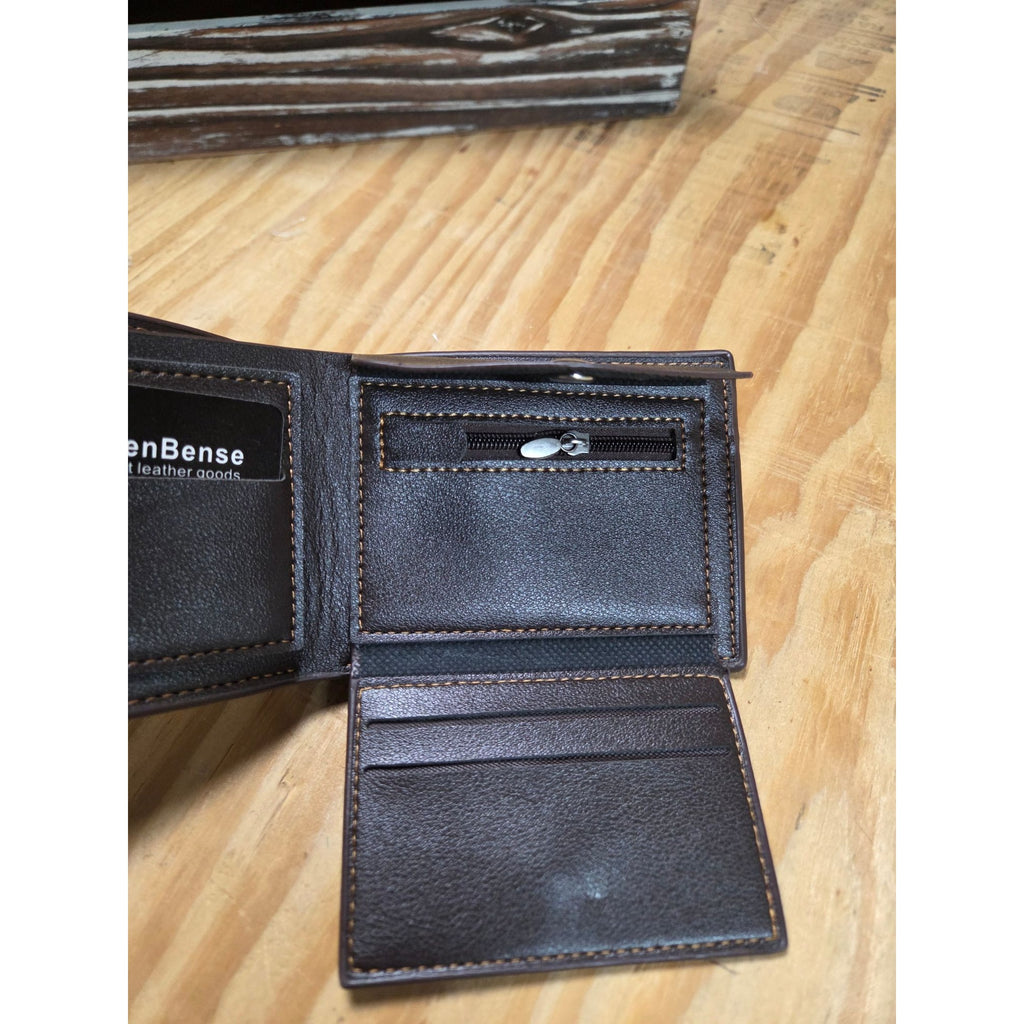 Wallet Brown with Snap Pocket