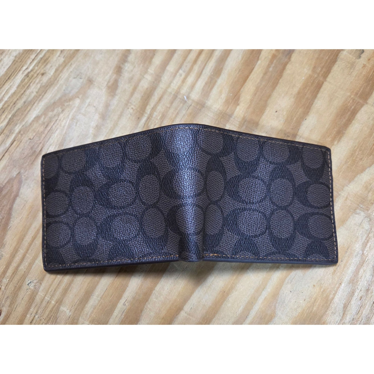 Wallet Brown with Snap Pocket