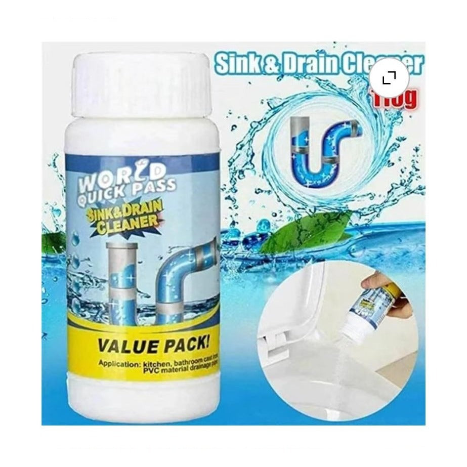 Wild Tornado Sink & Drain Cleaner Powder 3-Pack KItchen & Bathroom Pipes