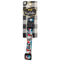 Medium Dog Collar Colorful Adjustable With Floral Print 12-18 Inches By Woof