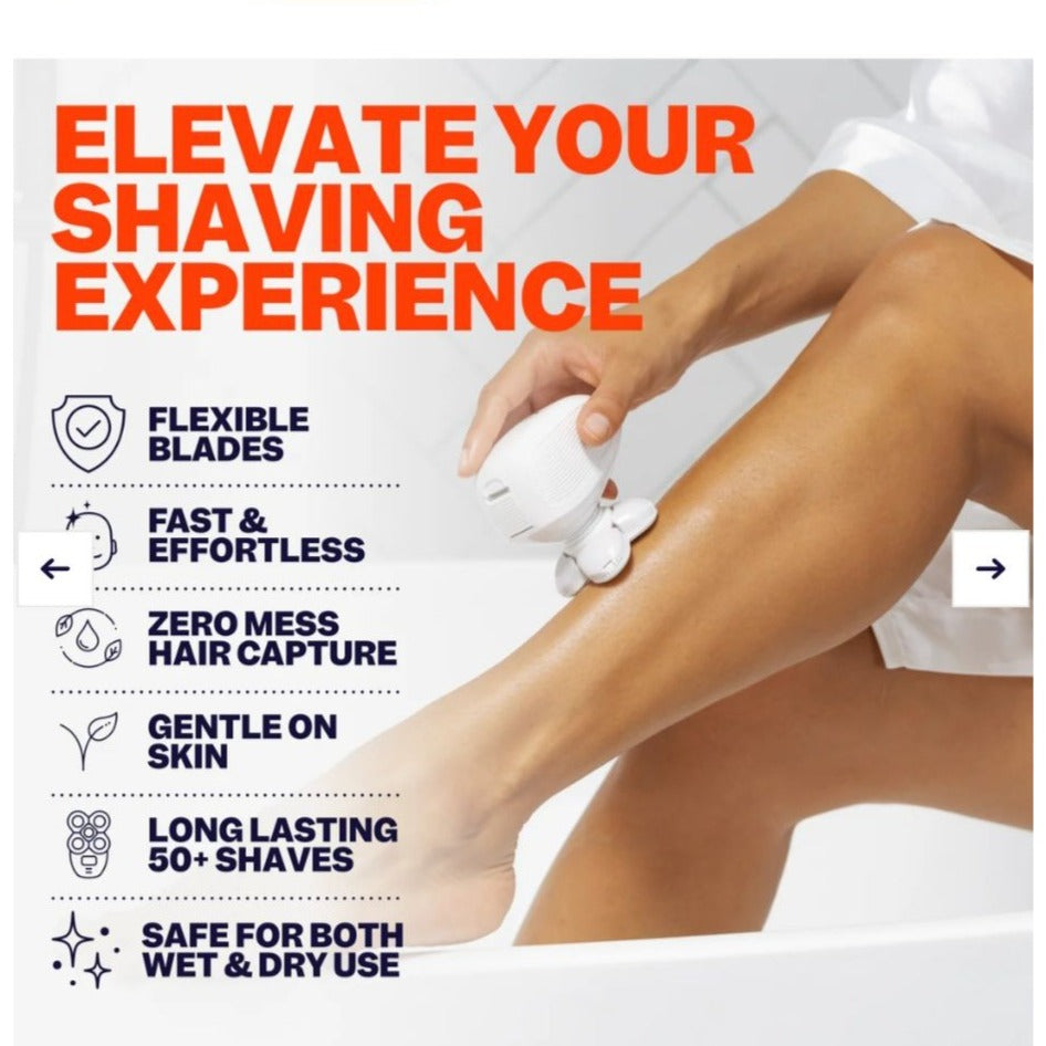 Freebird Flex Series Blade Refill For Her 5-Head Rotary System Wet & Dry Shaving