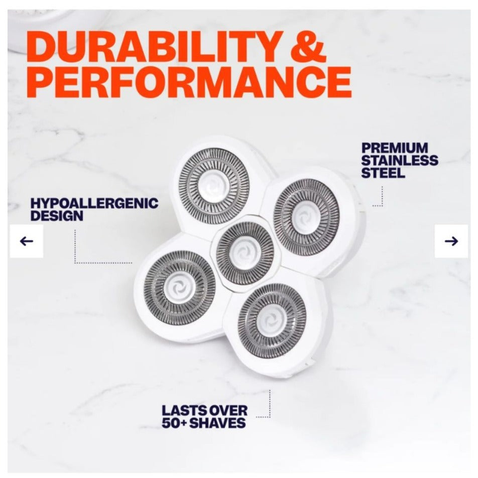 Freebird Flex Series Blade Refill For Her 5-Head Rotary System Wet & Dry Shaving