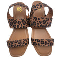 Kohl's SO Durango leopard Womens Sandals Size 8 Medium Square Toe