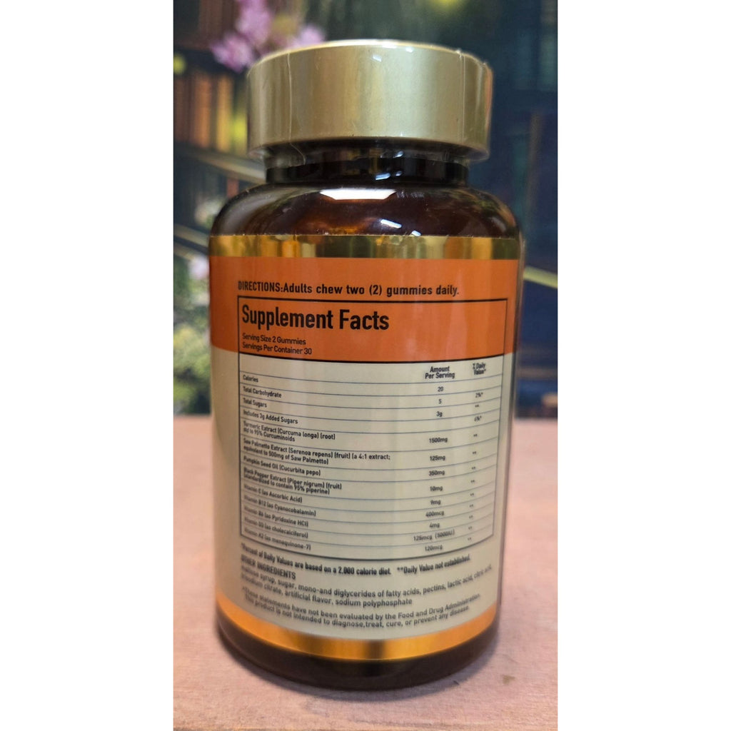 Loving Tree Turmeric Curcumin 95 Gummies Pumpkin Seed Oil  60 Count Sealed